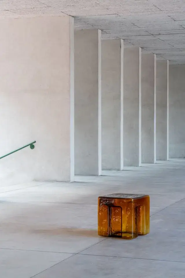 6:AM LAUNCHES BATCH GLASS MODULES image of the Batch blown glass collection by 6:AM for Bottega Veneta detailing physical properties and availability. (image 6 of 6)