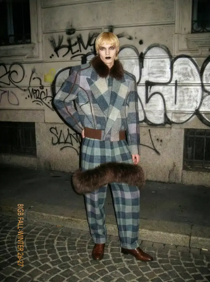 8IGB DROPS FALL COLLECTION MIXING ORDER AND INSTINCT image about 8IGB's Fall 2026 collection 8IGBALL, featuring street-inspired designs by Ruben Bissoli, plus upcycled pieces made from reused materials in France. (image 5 of 17)