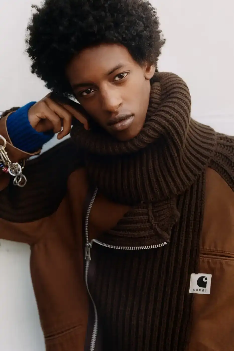 SACAI AND CARHARTT WIP LAUNCH THIRD COLLECTION image about the third collaboration between fashion brands sacai and Carhartt WIP, featuring details about their 19-piece collection launching October 3, 2025 (image 7 of 8)