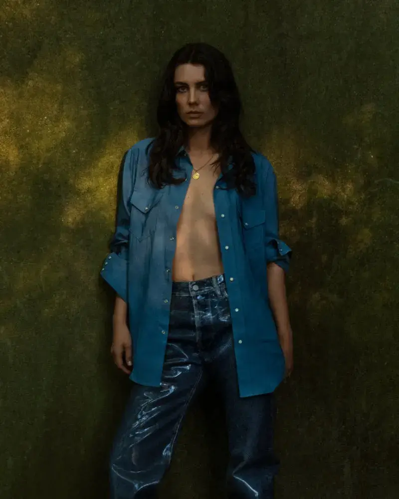 ACNE STUDIOS MARKS 30 YEARS WITH A NAN GOLDIN CAMPAIGN image of the Acne Studios 30-year anniversary denim collection photographed by Nan Goldin featuring brand collaborators. (image 3 of 12)