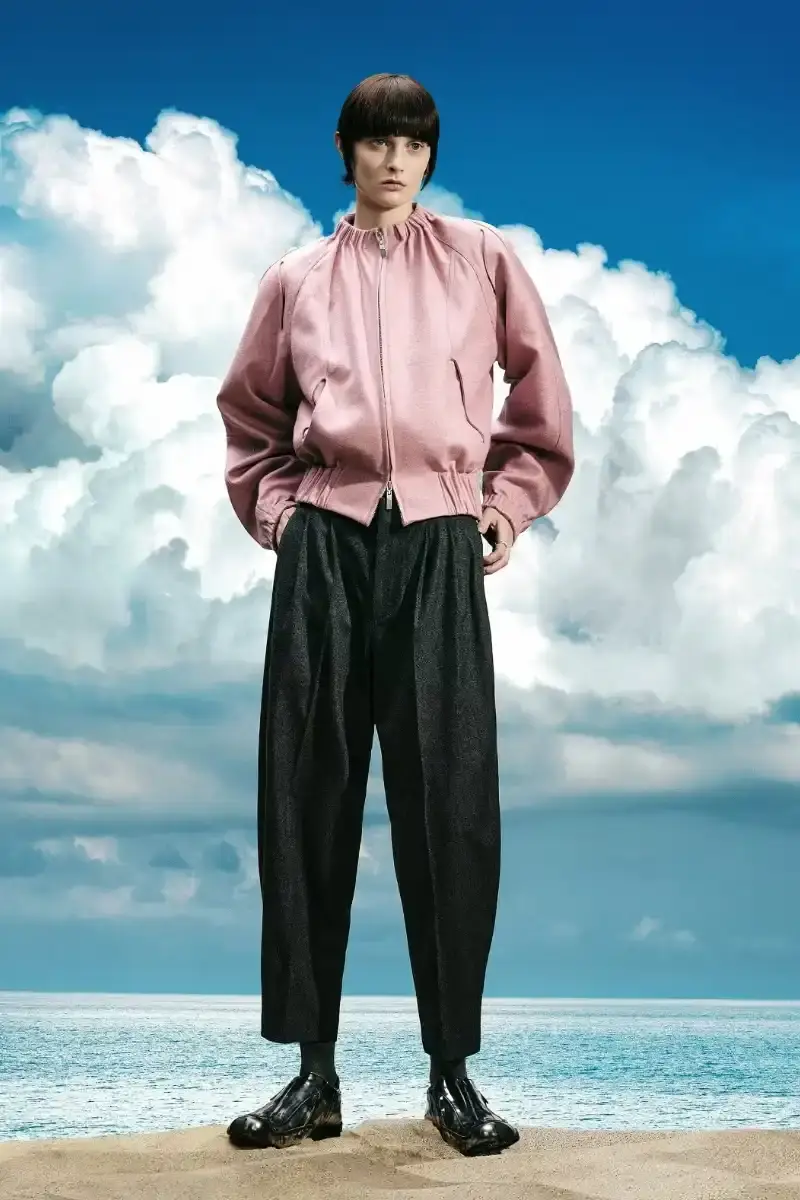 ADERERROR FW25 COLLECTION EXPLORES POST HUMAN THEME Fashion image about ADERERROR's Fall/Winter 2025 collection featuring Post Human design themes and global expansion plans.