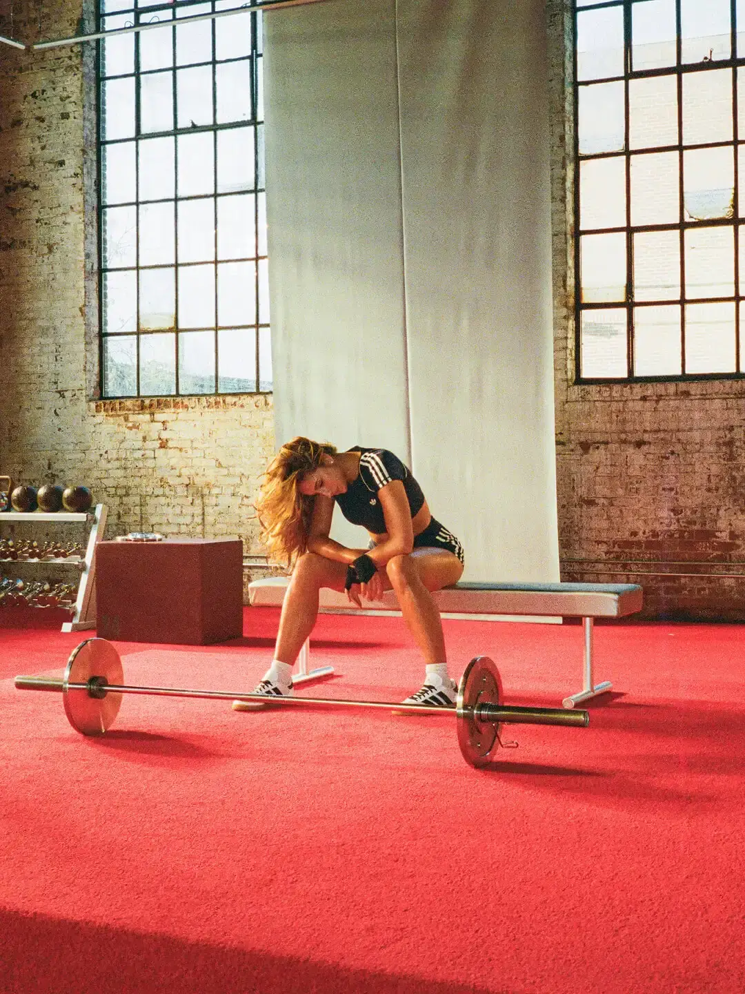 ADIDAS ORIGINALS SPORT MERGES STYLE WITH PERFORMANCE image detailing the Adidas Originals Sport collection launch, product details, activewear tech, and campaign figures.