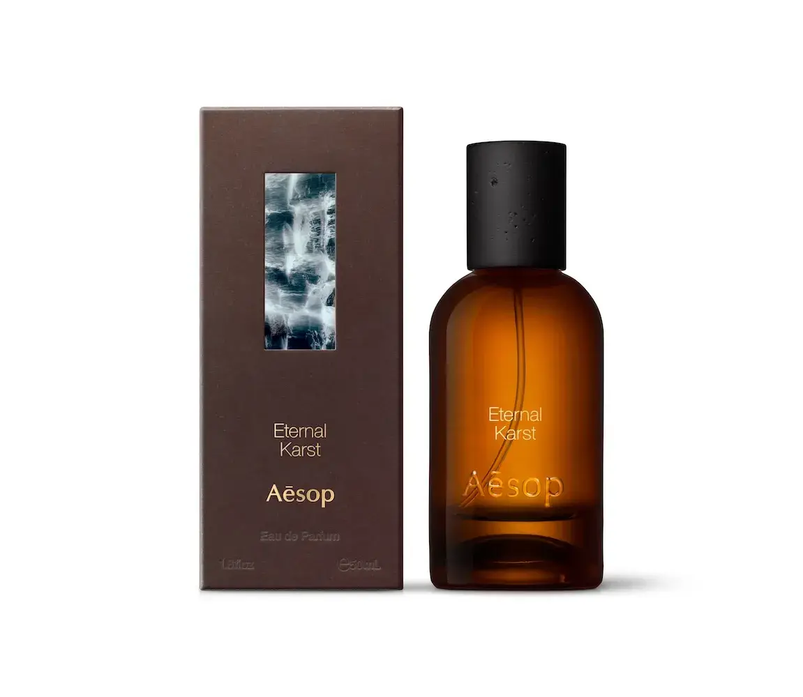AESOP FRAGRANT FABLES TURNS 12 PERFUMES INTO STORIES image about Aesop Fragrant Fables, a line of 12 eaux de parfum with fable-style names, poems, a new scent called Unforeseen Aer and a redesigned amber bottle with a basalt-inspired cap. (image 4 of 11)