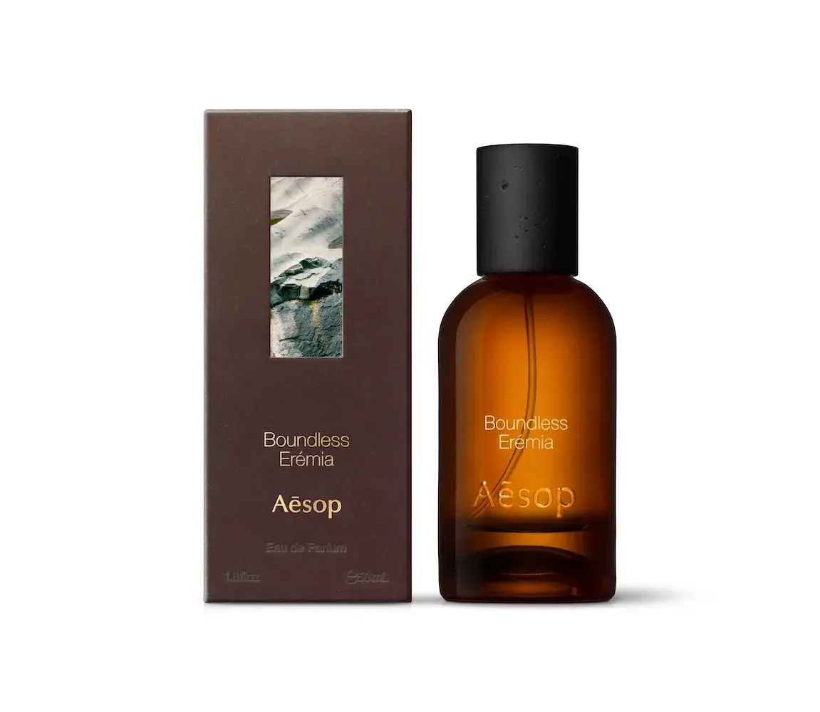 AESOP FRAGRANT FABLES TURNS 12 PERFUMES INTO STORIES image about Aesop Fragrant Fables, a line of 12 eaux de parfum with fable-style names, poems, a new scent called Unforeseen Aer and a redesigned amber bottle with a basalt-inspired cap. (image 2 of 11)