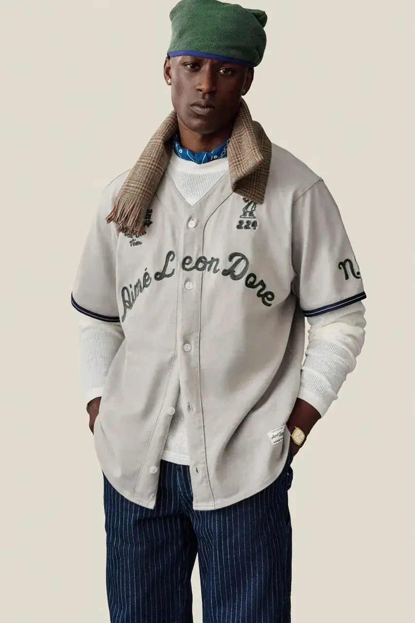 AIMÉ LEON DORE FW26 DELIVERY 1 LOOKBOOK image detailing the Aimé Leon Dore Fall/Winter 2026 collection drop, including outerwear, footwear, headwear, and pricing. (image 10 of 60)