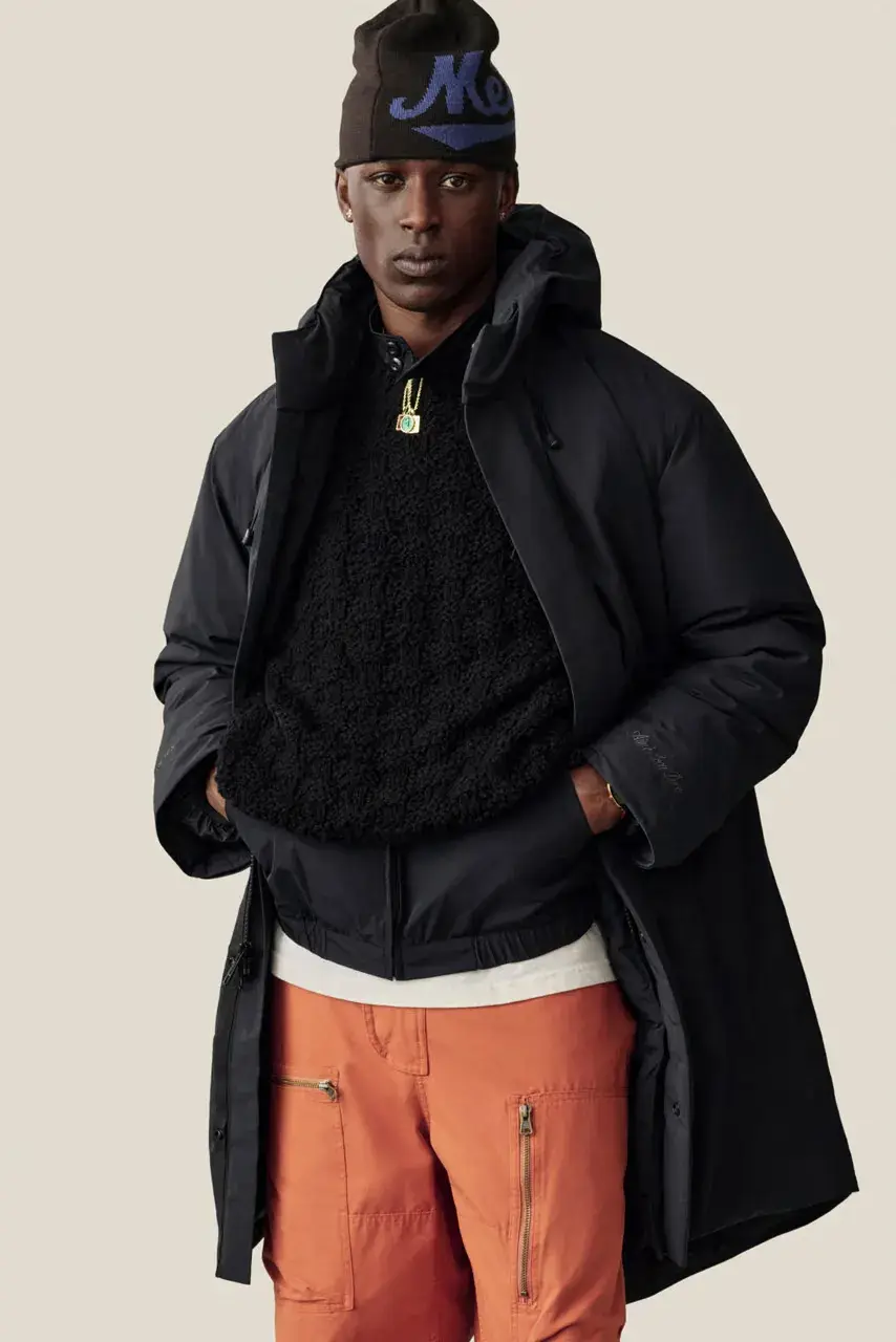 AIMÉ LEON DORE FW26 DELIVERY 1 LOOKBOOK image detailing the Aimé Leon Dore Fall/Winter 2026 collection drop, including outerwear, footwear, headwear, and pricing. (image 50 of 60)