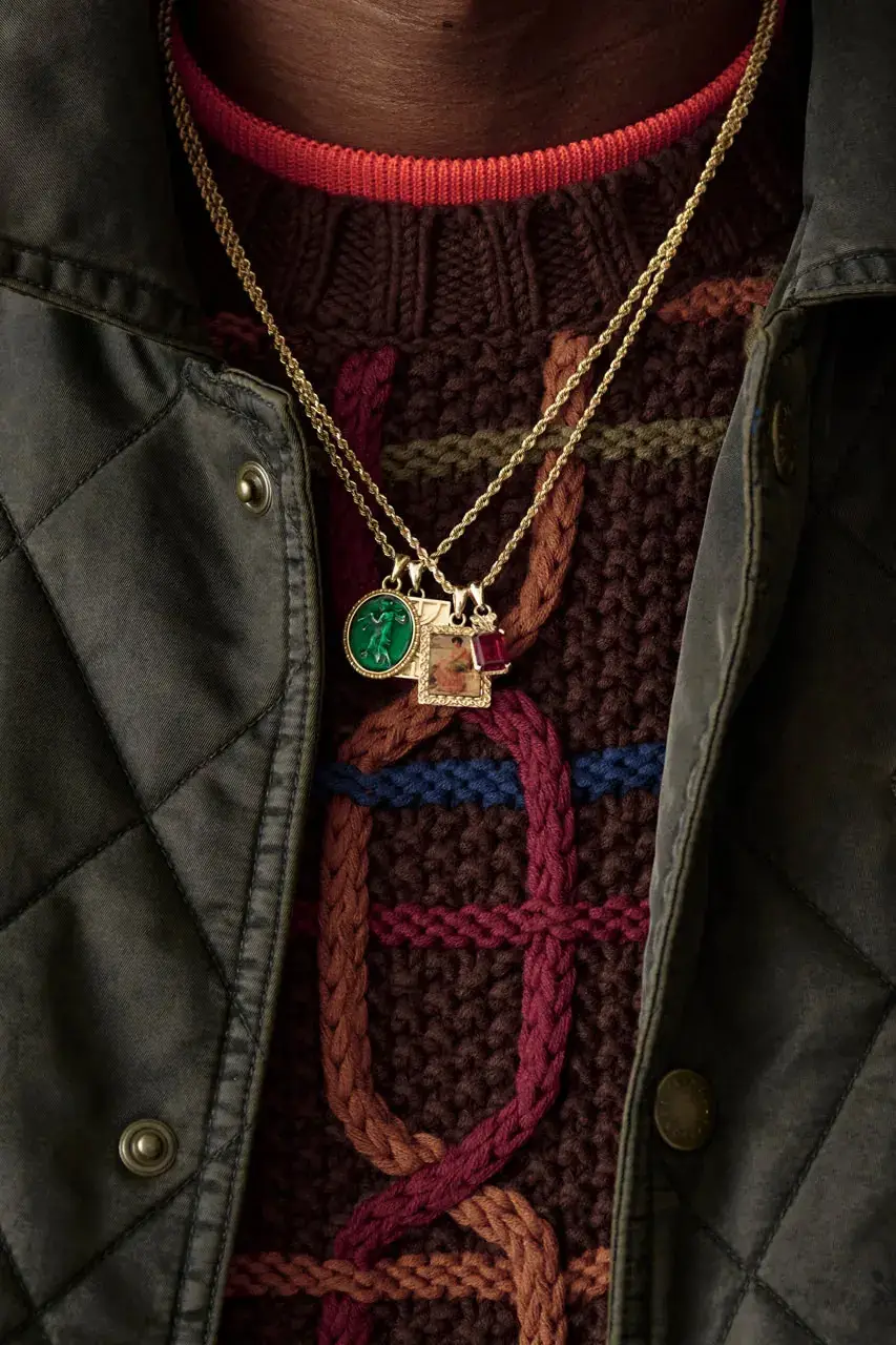 AIMÉ LEON DORE FW26 DELIVERY 1 LOOKBOOK image detailing the Aimé Leon Dore Fall/Winter 2026 collection drop, including outerwear, footwear, headwear, and pricing. (image 39 of 60)