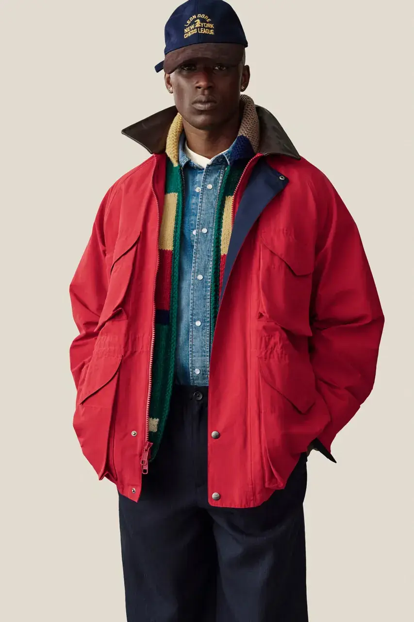AIMÉ LEON DORE FW26 DELIVERY 1 LOOKBOOK image detailing the Aimé Leon Dore Fall/Winter 2026 collection drop, including outerwear, footwear, headwear, and pricing. (image 24 of 60)