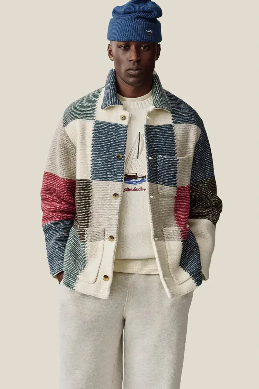AIMÉ LEON DORE FW26 DELIVERY 1 LOOKBOOK image detailing the Aimé Leon Dore Fall/Winter 2026 collection drop, including outerwear, footwear, headwear, and pricing. (image 9 of 60)