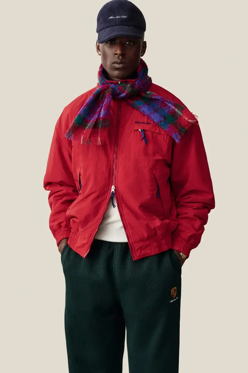 AIMÉ LEON DORE FW26 DELIVERY 1 LOOKBOOK image detailing the Aimé Leon Dore Fall/Winter 2026 collection drop, including outerwear, footwear, headwear, and pricing. (image 29 of 60)