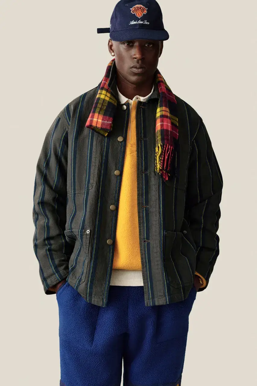 AIMÉ LEON DORE FW26 DELIVERY 1 LOOKBOOK image detailing the Aimé Leon Dore Fall/Winter 2026 collection drop, including outerwear, footwear, headwear, and pricing. (image 36 of 60)