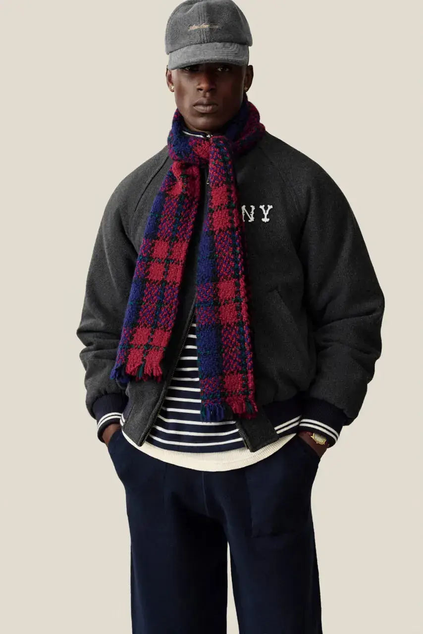 AIMÉ LEON DORE FW26 DELIVERY 1 LOOKBOOK image detailing the Aimé Leon Dore Fall/Winter 2026 collection drop, including outerwear, footwear, headwear, and pricing. (image 16 of 60)