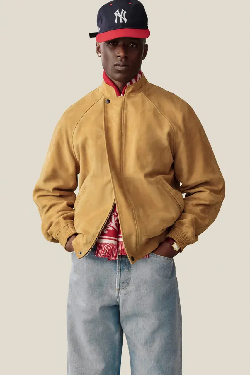 AIMÉ LEON DORE FW26 DELIVERY 1 LOOKBOOK image detailing the Aimé Leon Dore Fall/Winter 2026 collection drop, including outerwear, footwear, headwear, and pricing. (image 33 of 60)