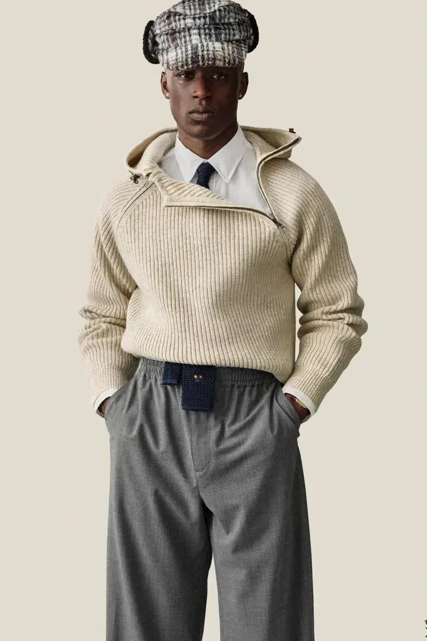 AIMÉ LEON DORE FW26 DELIVERY 1 LOOKBOOK image detailing the Aimé Leon Dore Fall/Winter 2026 collection drop, including outerwear, footwear, headwear, and pricing. (image 21 of 60)