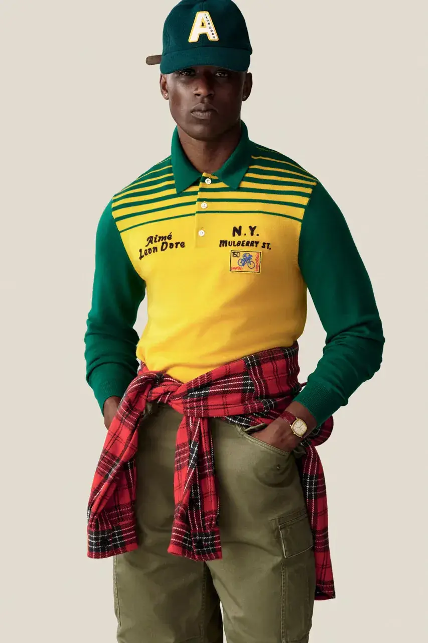 AIMÉ LEON DORE FW26 DELIVERY 1 LOOKBOOK image detailing the Aimé Leon Dore Fall/Winter 2026 collection drop, including outerwear, footwear, headwear, and pricing. (image 4 of 60)