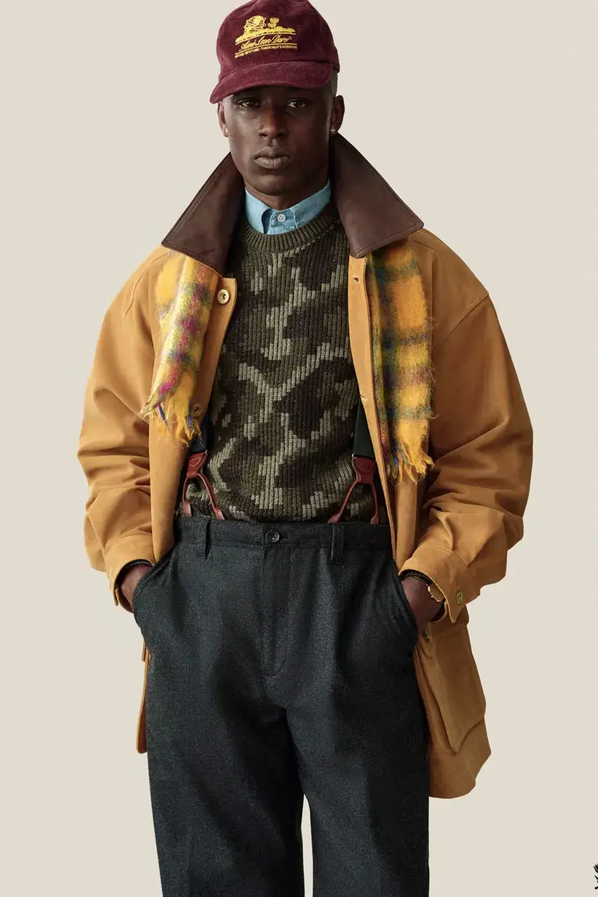 AIMÉ LEON DORE FW26 DELIVERY 1 LOOKBOOK image detailing the Aimé Leon Dore Fall/Winter 2026 collection drop, including outerwear, footwear, headwear, and pricing. (image 43 of 60)