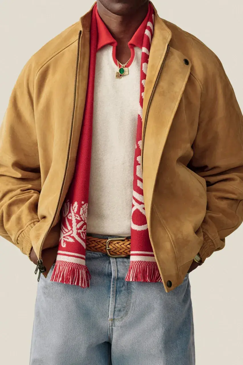 AIMÉ LEON DORE FW26 DELIVERY 1 LOOKBOOK image detailing the Aimé Leon Dore Fall/Winter 2026 collection drop, including outerwear, footwear, headwear, and pricing. (image 34 of 60)