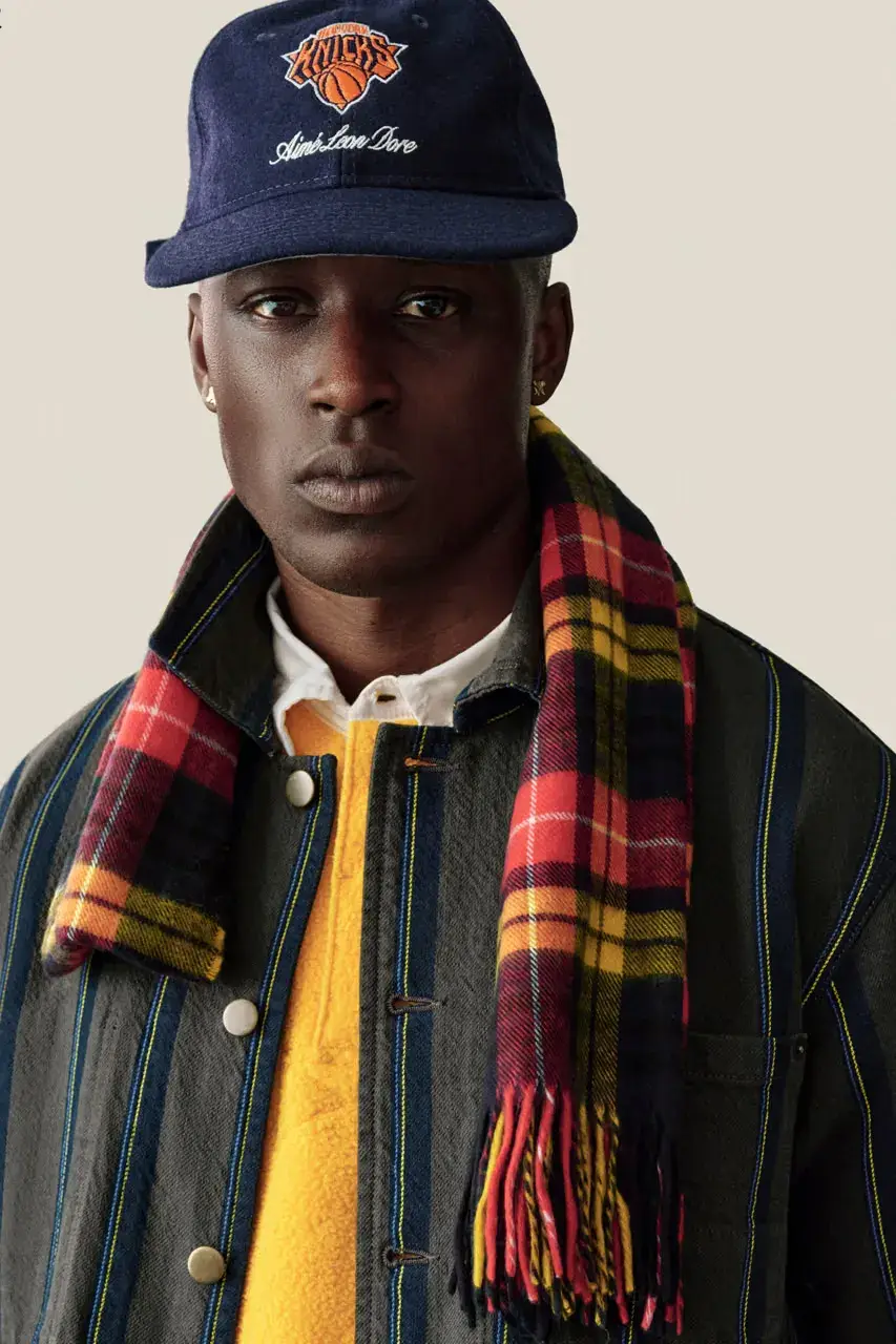 AIMÉ LEON DORE FW26 DELIVERY 1 LOOKBOOK image detailing the Aimé Leon Dore Fall/Winter 2026 collection drop, including outerwear, footwear, headwear, and pricing. (image 37 of 60)