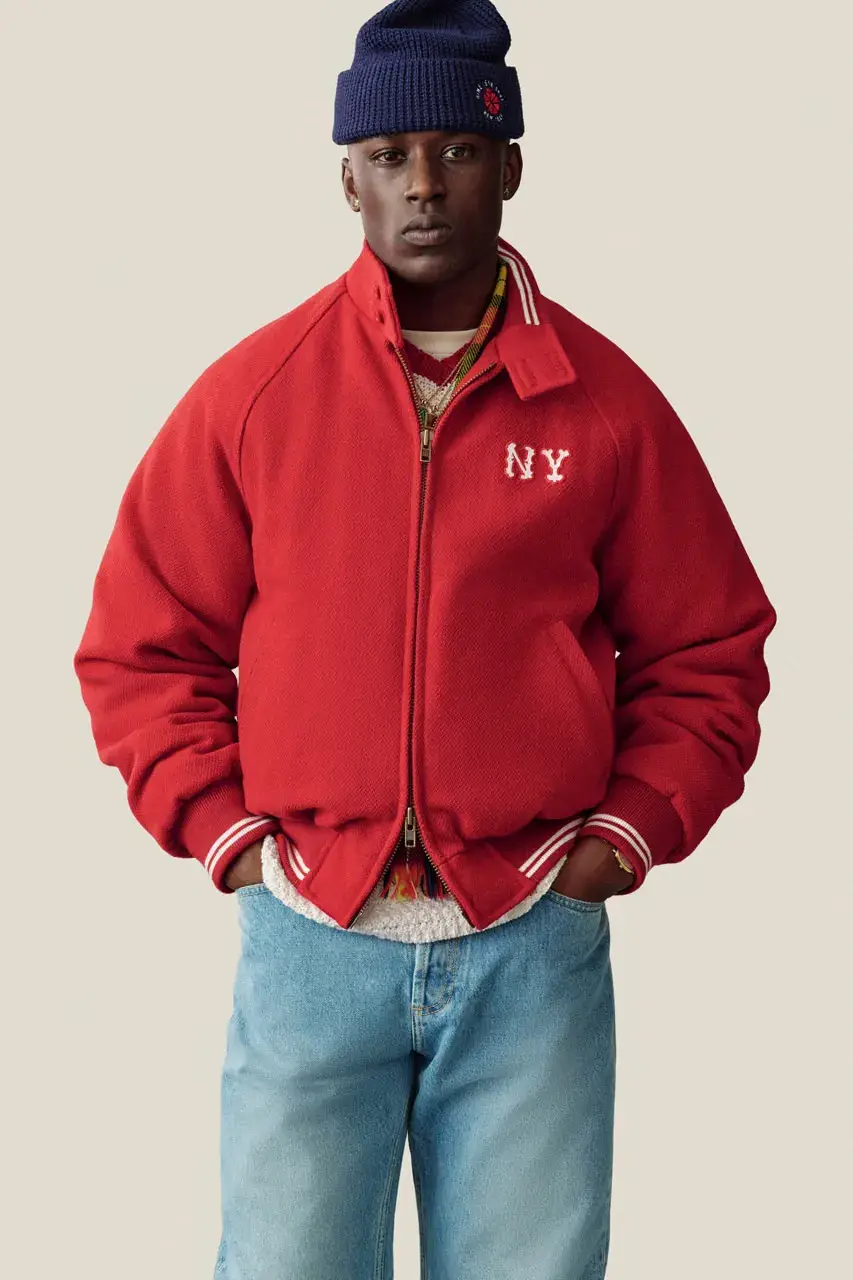 AIMÉ LEON DORE FW26 DELIVERY 1 LOOKBOOK image detailing the Aimé Leon Dore Fall/Winter 2026 collection drop, including outerwear, footwear, headwear, and pricing. (image 44 of 60)