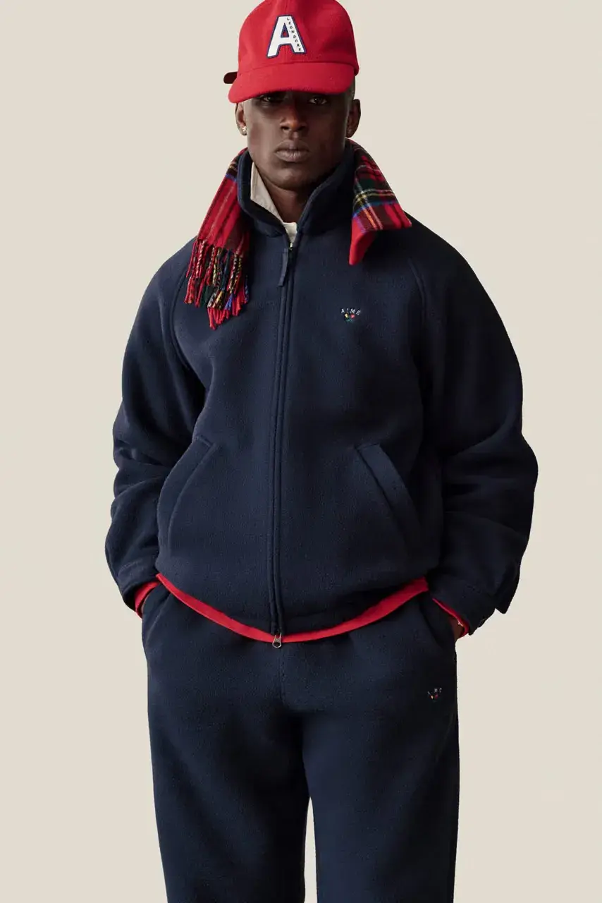 AIMÉ LEON DORE FW26 DELIVERY 1 LOOKBOOK image detailing the Aimé Leon Dore Fall/Winter 2026 collection drop, including outerwear, footwear, headwear, and pricing. (image 46 of 60)