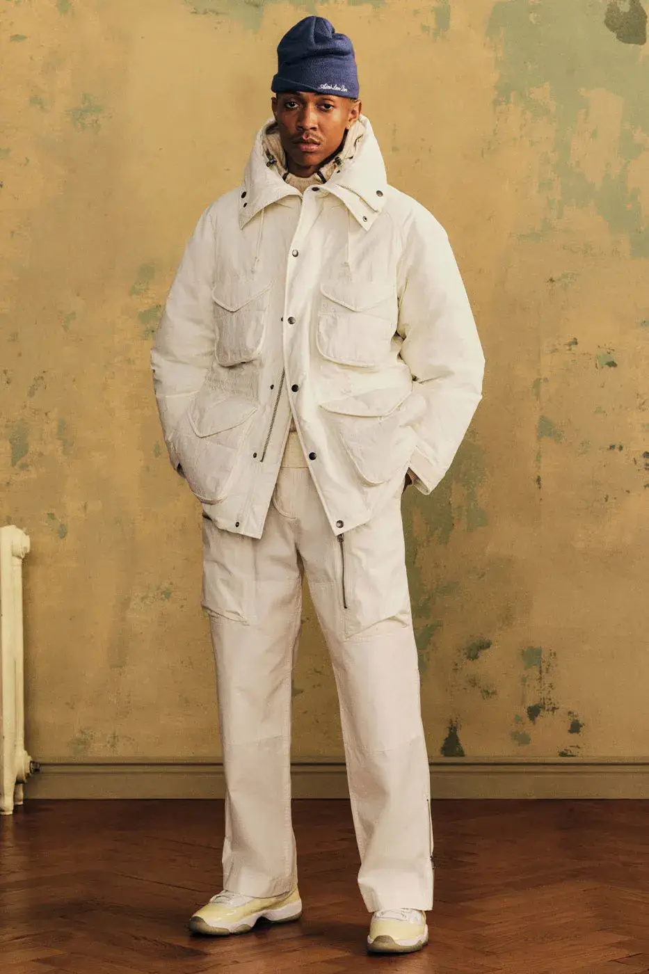AIMÉ LEON DORE FW26 DELIVERY 2 ADDS PARKAS AND BOOTS image of Aimé Leon Dore’s Fall/Winter 2026 Delivery 2 release. It covers the outerwear, knitwear, Field Boot, New Balance sneakers, accessories and the October 9 launch details. (image 18 of 22)