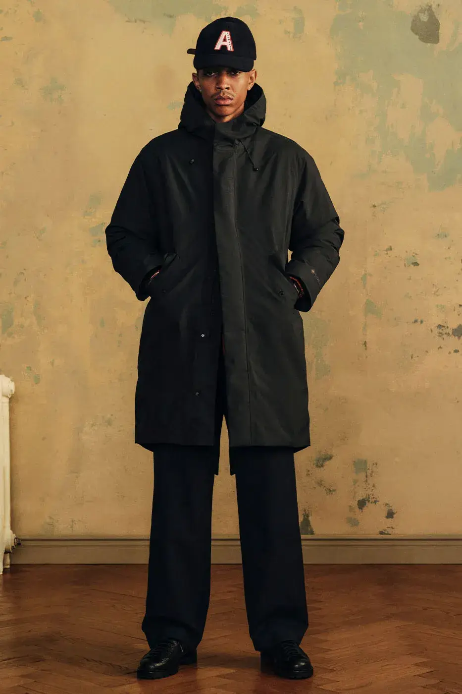 AIMÉ LEON DORE FW26 DELIVERY 2 ADDS PARKAS AND BOOTS image of Aimé Leon Dore’s Fall/Winter 2026 Delivery 2 release. It covers the outerwear, knitwear, Field Boot, New Balance sneakers, accessories and the October 9 launch details. (image 10 of 22)