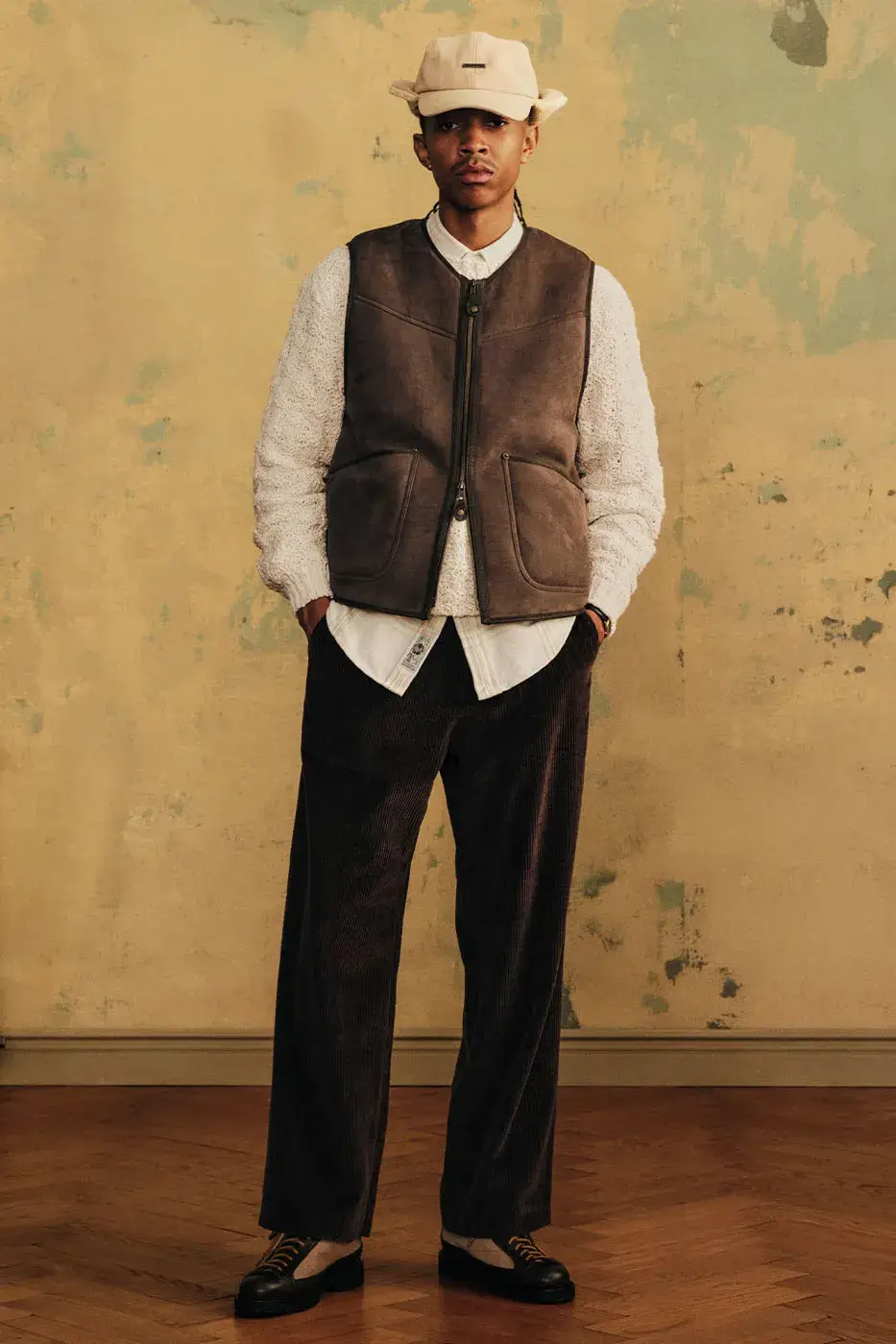 AIMÉ LEON DORE FW26 DELIVERY 2 ADDS PARKAS AND BOOTS image of Aimé Leon Dore’s Fall/Winter 2026 Delivery 2 release. It covers the outerwear, knitwear, Field Boot, New Balance sneakers, accessories and the October 9 launch details. (image 5 of 22)