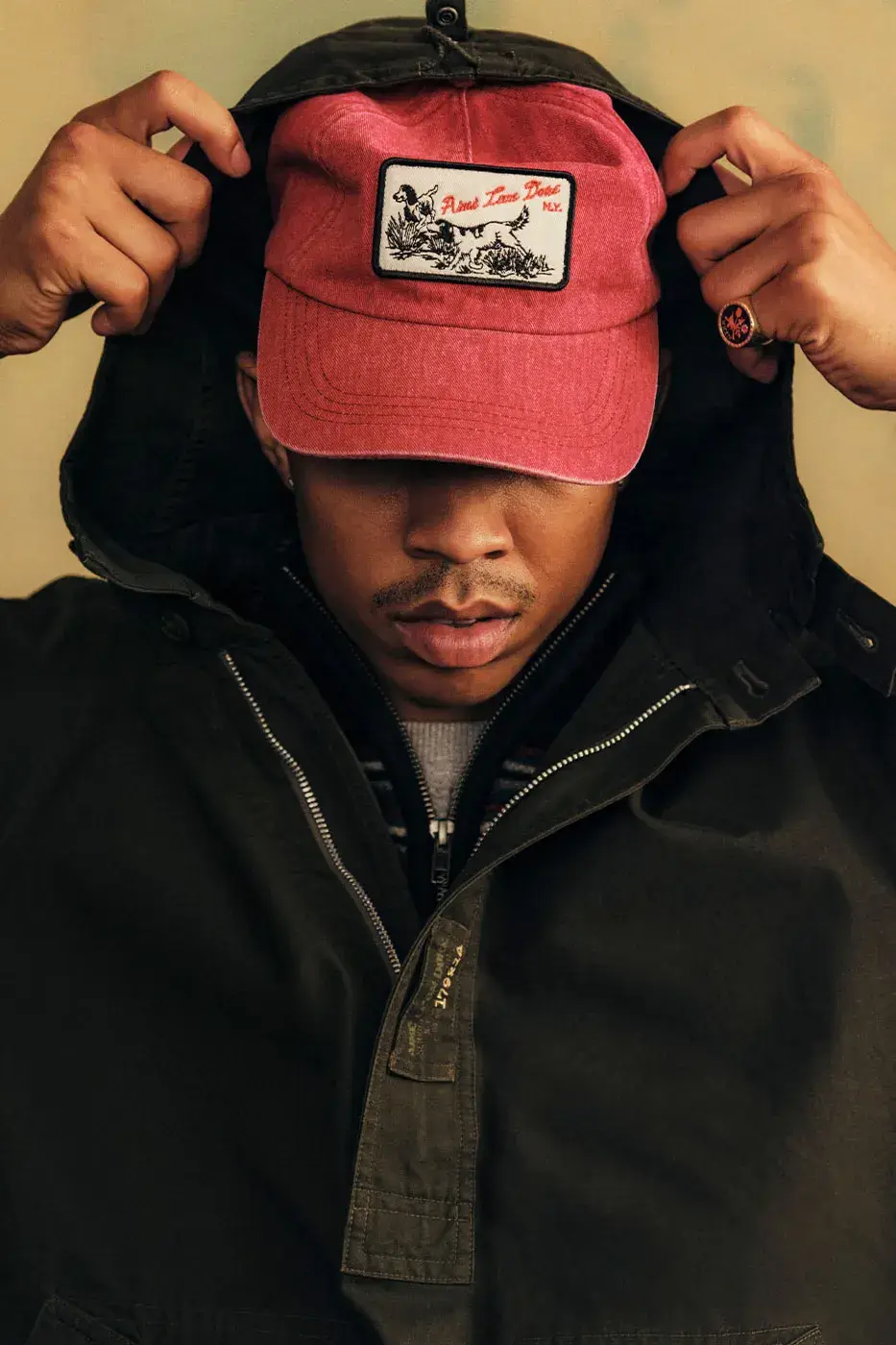 AIMÉ LEON DORE FW26 DELIVERY 2 ADDS PARKAS AND BOOTS image of Aimé Leon Dore’s Fall/Winter 2026 Delivery 2 release. It covers the outerwear, knitwear, Field Boot, New Balance sneakers, accessories and the October 9 launch details. (image 20 of 22)