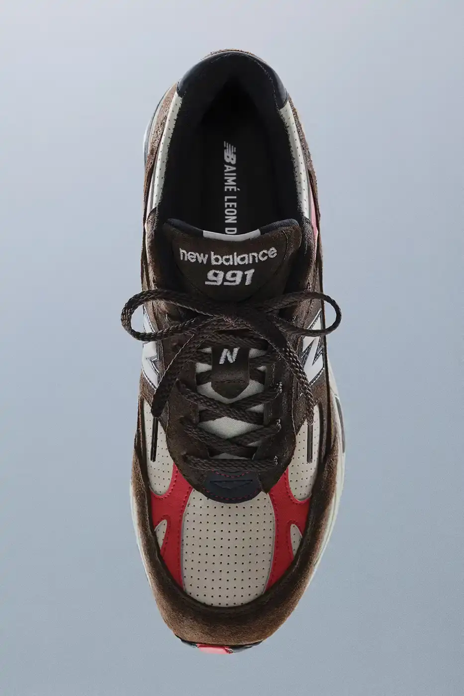 AIMÉ LEON DORE AND NEW BALANCE DROP 991 COLLECTION image about the new Aimé Leon Dore and New Balance 991 sneaker collaboration featuring two colorways and a nautical apparel line. (image 3 of 12)
