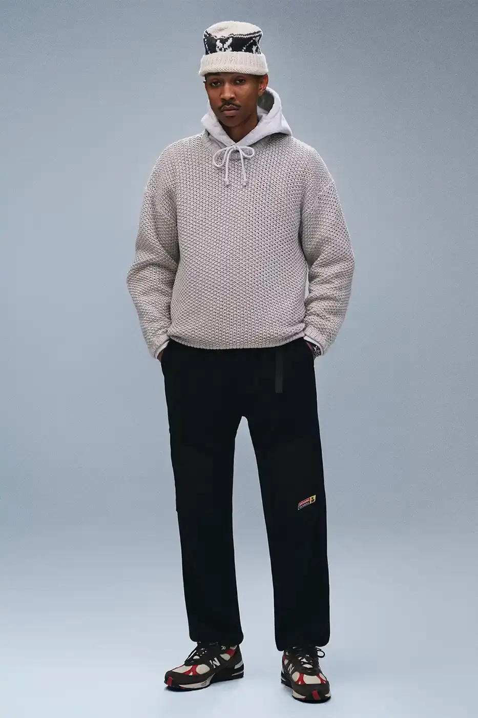 AIMÉ LEON DORE AND NEW BALANCE DROP 991 COLLECTION image about the new Aimé Leon Dore and New Balance 991 sneaker collaboration featuring two colorways and a nautical apparel line. (image 11 of 12)