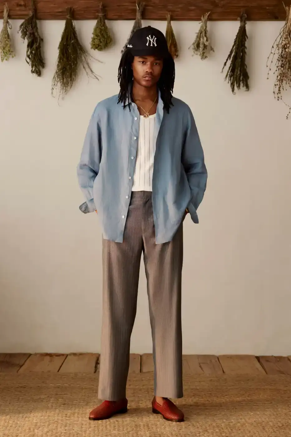 AIMÉ LEON DORE SS26 DELIVERY 4 ARRIVES image of the new Aimé Leon Dore Spring Summer 2026 Delivery 4 clothing release detailing knitwear options and lightweight tailoring. (image 11 of 21)