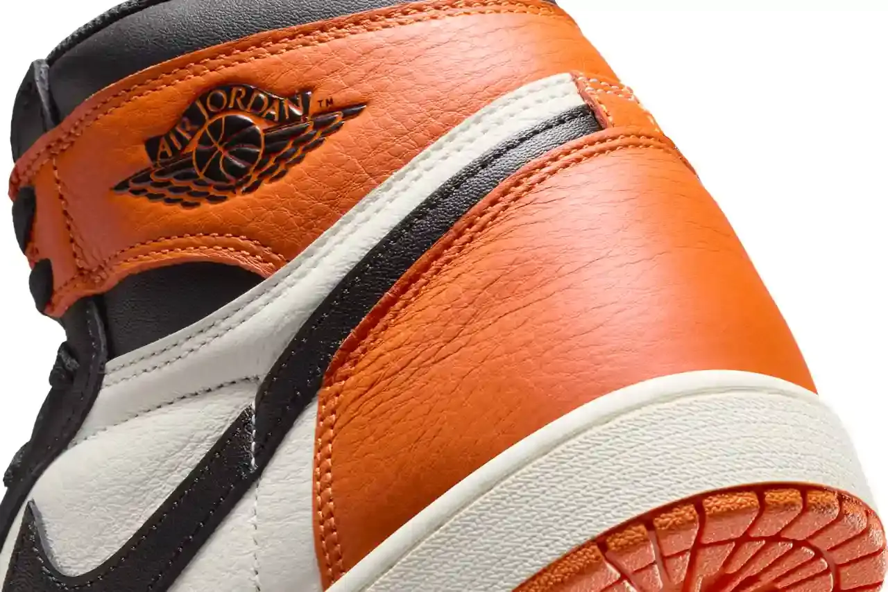 AIR JORDAN 1 "SHATTERED BACKBOARD" RETURNS AUGUST 2025 image of the re-release of the Air Jordan 1 High OG "Shattered Backboard" sneaker. The content includes release details, pricing information, historical context about Michael Jordan's backboard-breaking dunk in 1985, and market analysis. Key information is presented in bullet points at the beginning, followed by detailed paragraphs covering the sneaker's specifications, release timeline changes, cultural significance, and availability through Nike SNKRS and select retailers. (image 7 of 8)