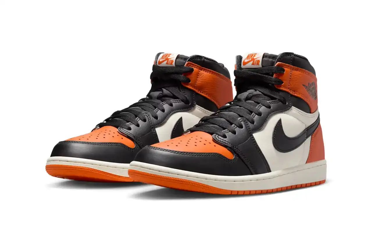 AIR JORDAN 1 "SHATTERED BACKBOARD" RETURNS AUGUST 2025 image of the re-release of the Air Jordan 1 High OG "Shattered Backboard" sneaker. The content includes release details, pricing information, historical context about Michael Jordan's backboard-breaking dunk in 1985, and market analysis. Key information is presented in bullet points at the beginning, followed by detailed paragraphs covering the sneaker's specifications, release timeline changes, cultural significance, and availability through Nike SNKRS and select retailers. (image 3 of 8)
