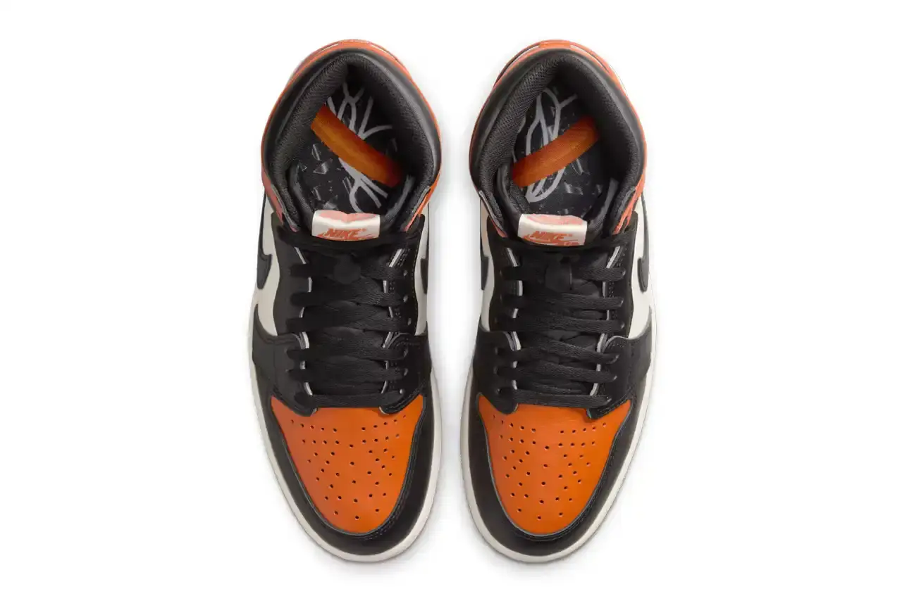 AIR JORDAN 1 "SHATTERED BACKBOARD" RETURNS AUGUST 2025 image of the re-release of the Air Jordan 1 High OG "Shattered Backboard" sneaker. The content includes release details, pricing information, historical context about Michael Jordan's backboard-breaking dunk in 1985, and market analysis. Key information is presented in bullet points at the beginning, followed by detailed paragraphs covering the sneaker's specifications, release timeline changes, cultural significance, and availability through Nike SNKRS and select retailers. (image 4 of 8)