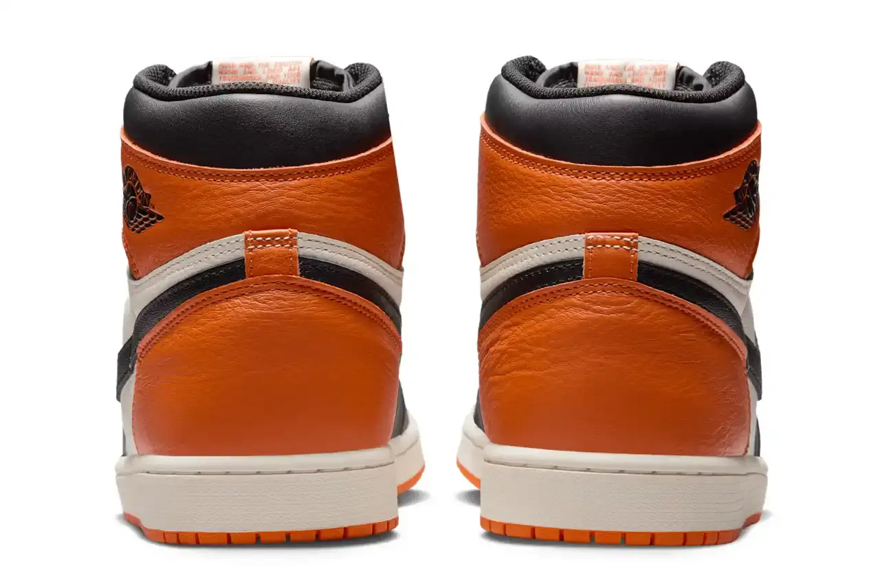 AIR JORDAN 1 "SHATTERED BACKBOARD" RETURNS AUGUST 2025 image of the re-release of the Air Jordan 1 High OG "Shattered Backboard" sneaker. The content includes release details, pricing information, historical context about Michael Jordan's backboard-breaking dunk in 1985, and market analysis. Key information is presented in bullet points at the beginning, followed by detailed paragraphs covering the sneaker's specifications, release timeline changes, cultural significance, and availability through Nike SNKRS and select retailers. (image 5 of 8)