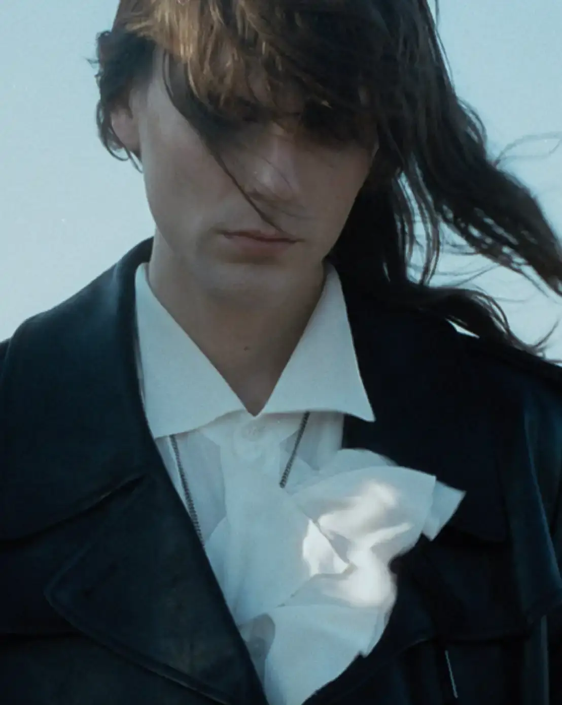 ANN DEMEULEMEESTER FW25 AT GHOST RANCH image of Fashion campaign article about Ann Demeulemeester's Fall/Winter 2025 collection photographed at Ghost Ranch in New Mexico, the former home of artist Georgia O'Keeffe. (image 3 of 8)