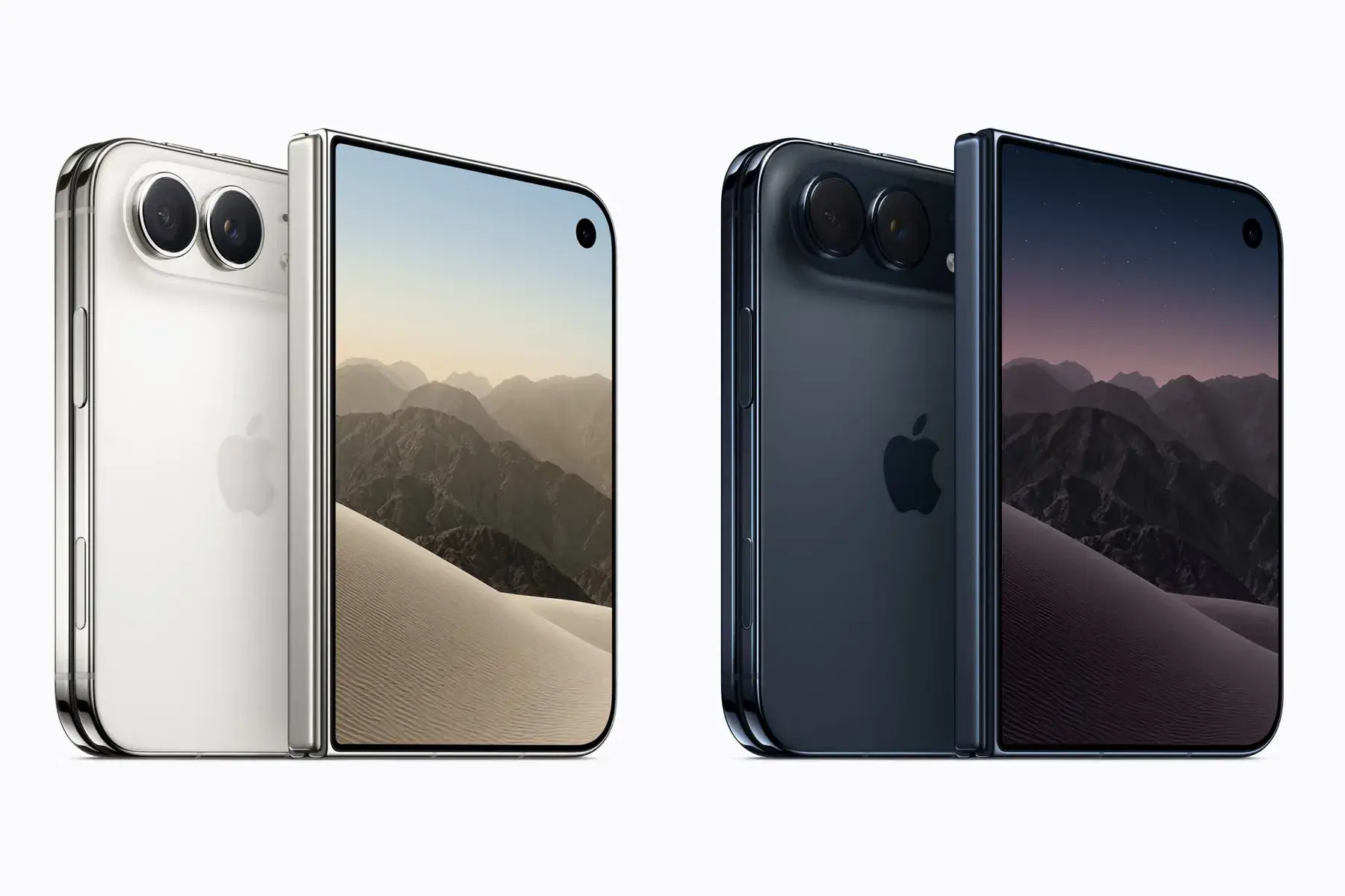 Apple image detailing the features, pricing, and release dates for the iPhone 18 Pro, iPhone 18 Pro Max, and the foldable iPhone Duo.
