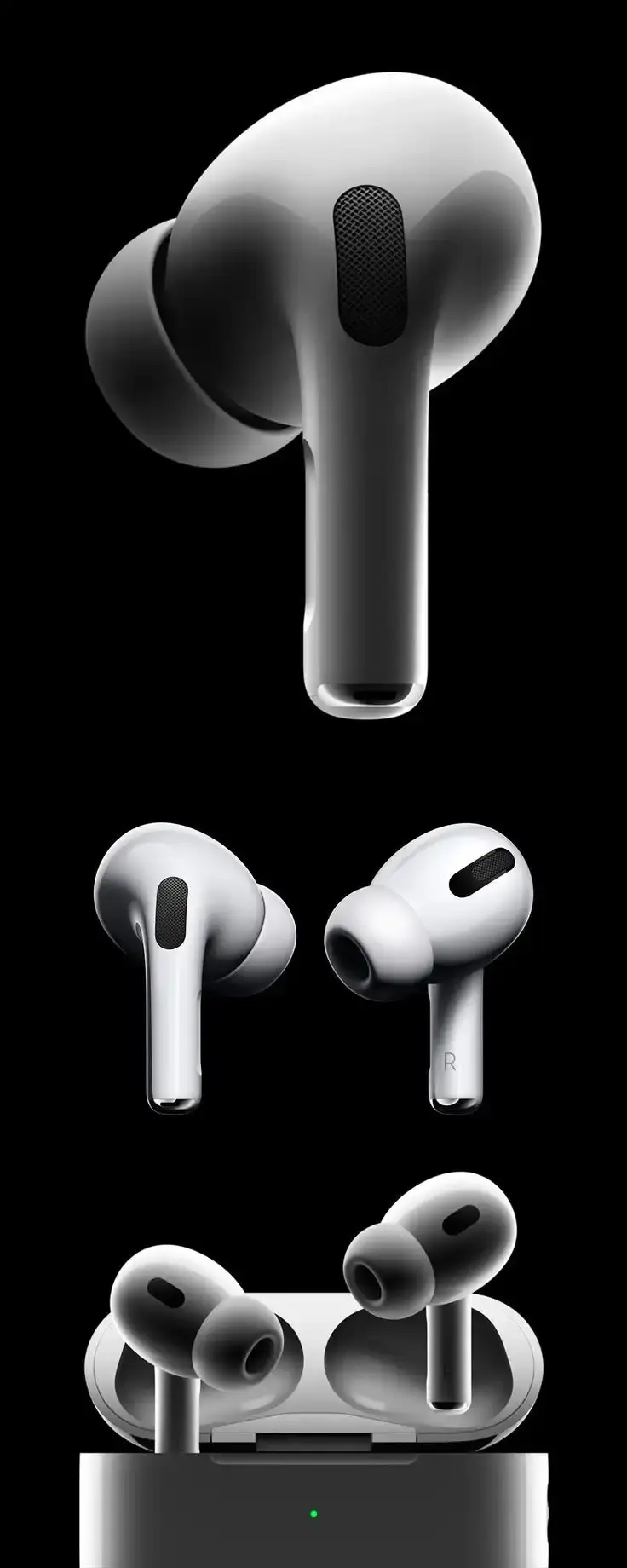 A pair of white Apple AirPods Pro shown against a simple background, representing the upcoming live translation feature that will allow real-time conversation translation between different languages.