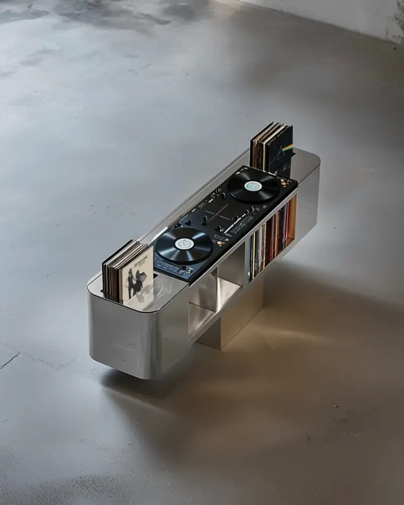 ARIELLE ASSOULINE-LICHTEN ON GLAM MINIMALISM AND DESIGN an image detailing an interview with designer Arielle of Slash Objects about her background, material choices, and new furniture collections. (image 4 of 13)