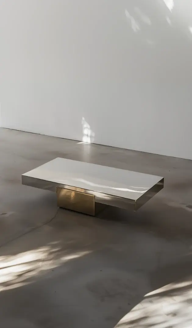 ARIELLE ASSOULINE-LICHTEN ON GLAM MINIMALISM AND DESIGN an image detailing an interview with designer Arielle of Slash Objects about her background, material choices, and new furniture collections. (image 12 of 13)