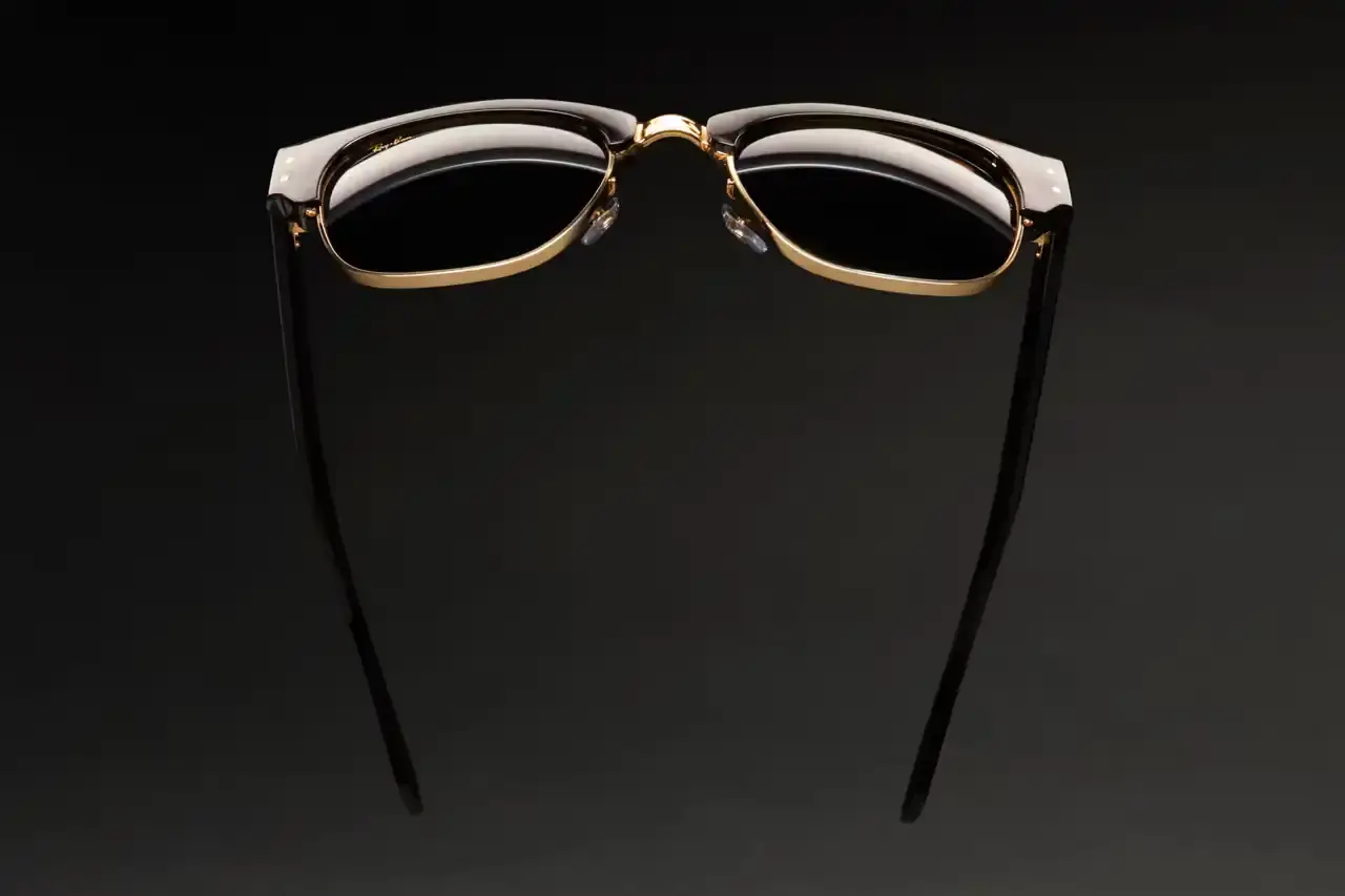 RAY-BAN LAUNCHES "BLACKED OUT" SERIES WITH A$AP ROCKY photo of Ray-Ban Blacked Out Collection sunglasses featuring three redesigned classic frames with ultra-dark lenses, created in collaboration with A$AP Rocky as the brand's creative director. (image 7 of 7)