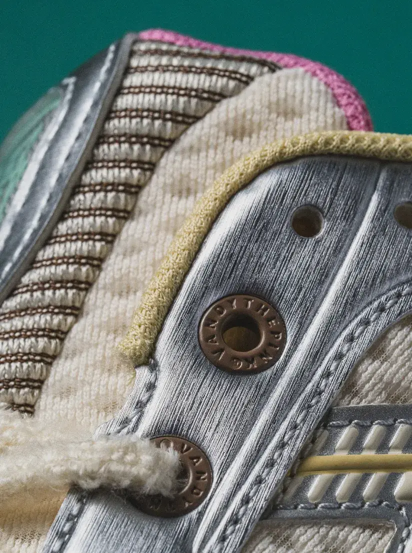 ASICS AND VANDYTHEPINK RELEASE GEL-KAYANO 12.1 image detailing the release of the ASICS and VANDYTHEPINK GEL-KAYANO 12.1 sneakers, outlining the design inspiration and release dates. (image 5 of 13)