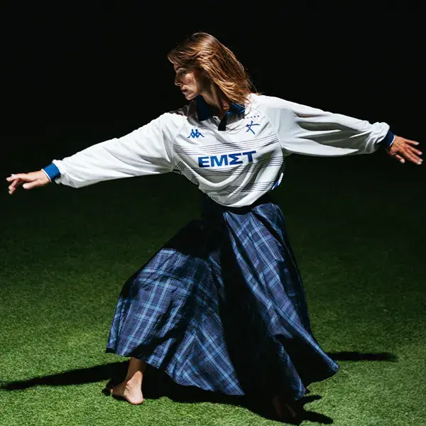 ATHENS KALLITHEA FC RELEASES 2026/27 KAPPA KITS image of Athens Kallithea FC's 2026/27 football shirt release, their partnership with the National Museum of Contemporary Art Athens, and creative director Ted Philipakos' strategy.