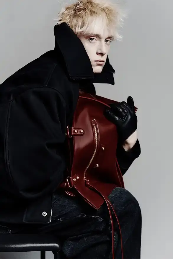 BALENCIAGA PARTNERS WITH NBA FOR FALL 2026 Balenciaga Fall 2026 collection features NBA collaboration with athletic wear, formal tailoring, and Manolo Blahnik footwear partnership under creative director Pierpaolo Piccioli. (image 34 of 52)