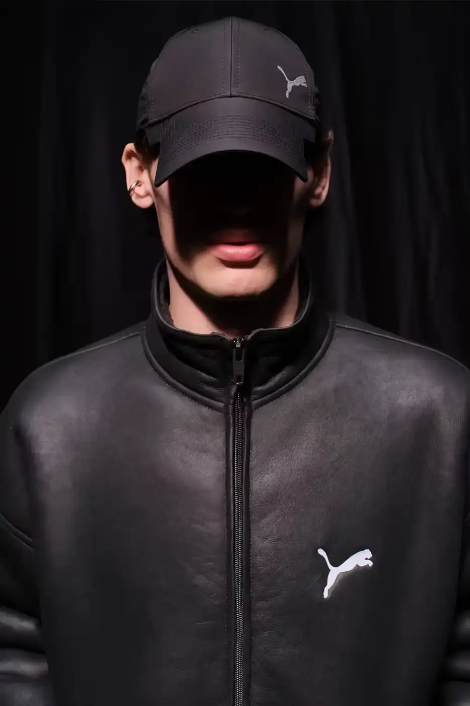 Balenciaga Balenciaga x PUMA collection display showing the Ultrasoft Speedcat sneakers in three colorways alongside tracksuits, outerwear pieces, and accessories arranged on a neutral background. (image 5 of 21)