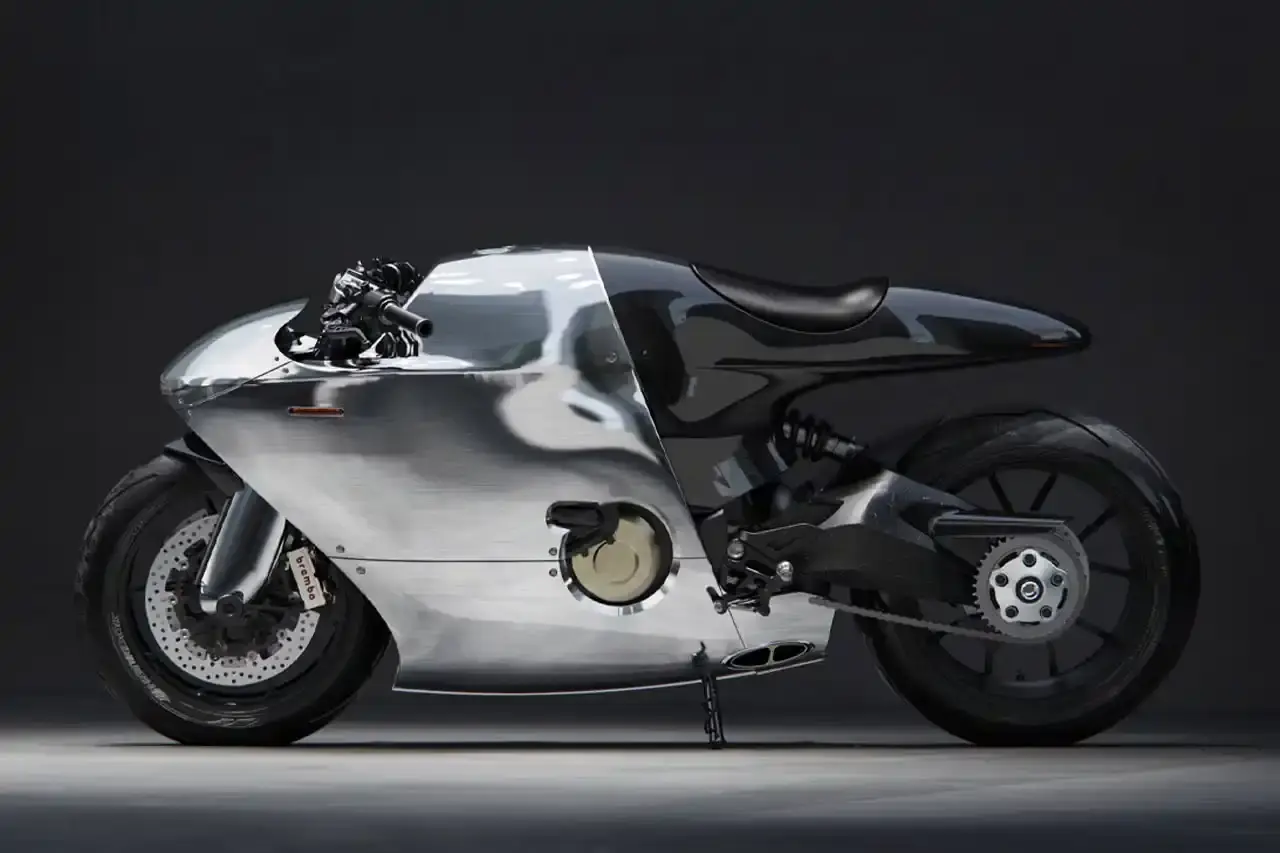 BANDIT9 CRAFTS NINE CUSTOM DUCATI 821 MOTORCYCLES image about Bandit9's limited production of nine custom Ducati 821 motorcycles featuring modified aluminum bodywork, original 110hp engine performance, and $44,900 pricing. Content includes technical specifications, production details, and background on the commission-based project origins. (image 2 of 8)