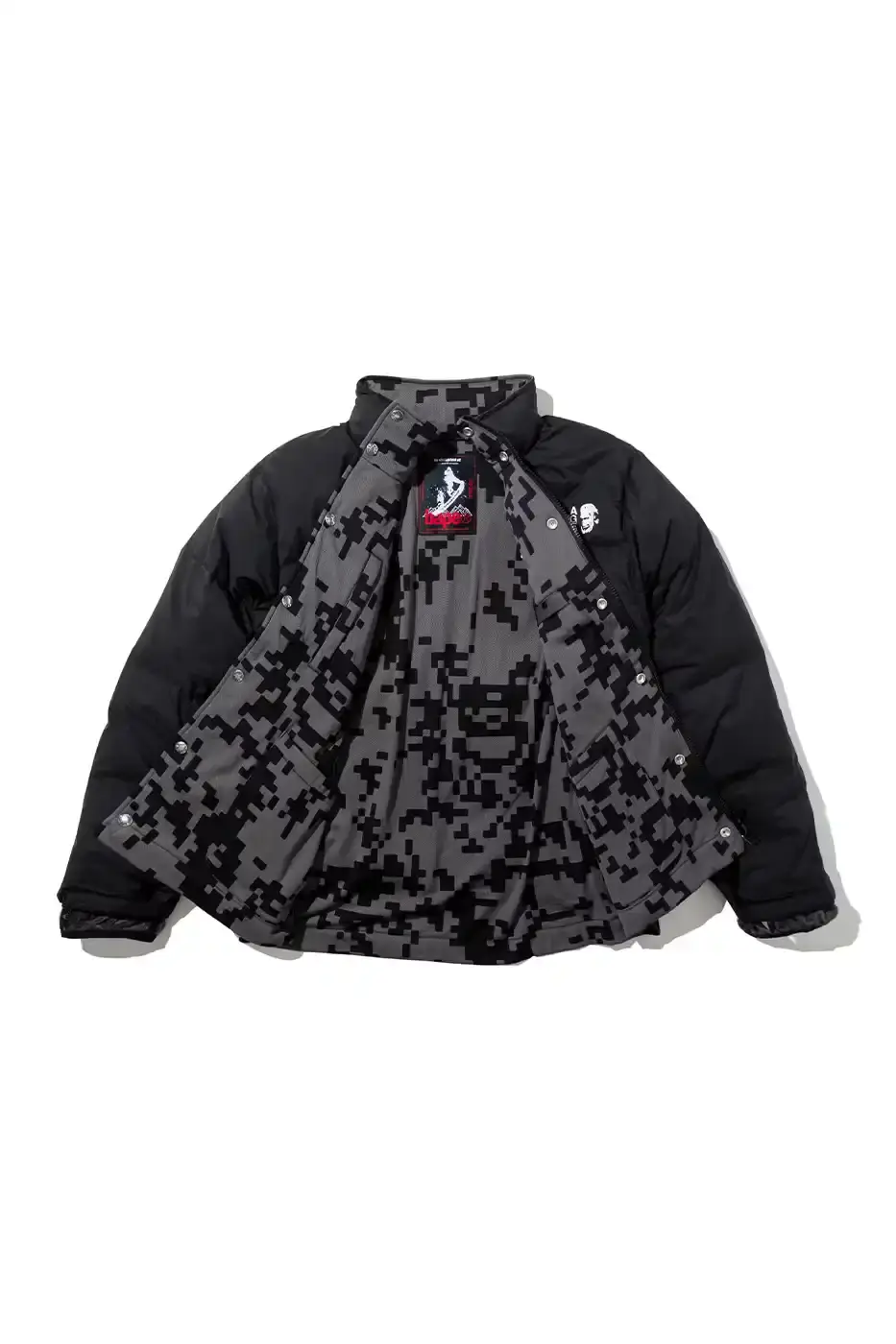 BAPE RELEASES FINAL PAW WINTER COLLECTION BAPE releases third Performance All Weather collection featuring technical snowboard jackets, overalls, and accessories with new camouflage patterns designed for extreme winter conditions. (image 23 of 24)