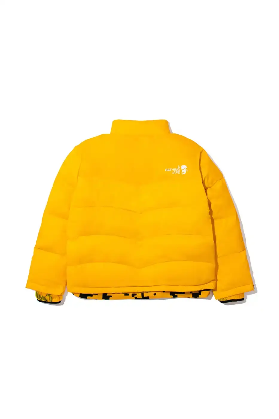 BAPE RELEASES FINAL PAW WINTER COLLECTION BAPE releases third Performance All Weather collection featuring technical snowboard jackets, overalls, and accessories with new camouflage patterns designed for extreme winter conditions. (image 17 of 24)
