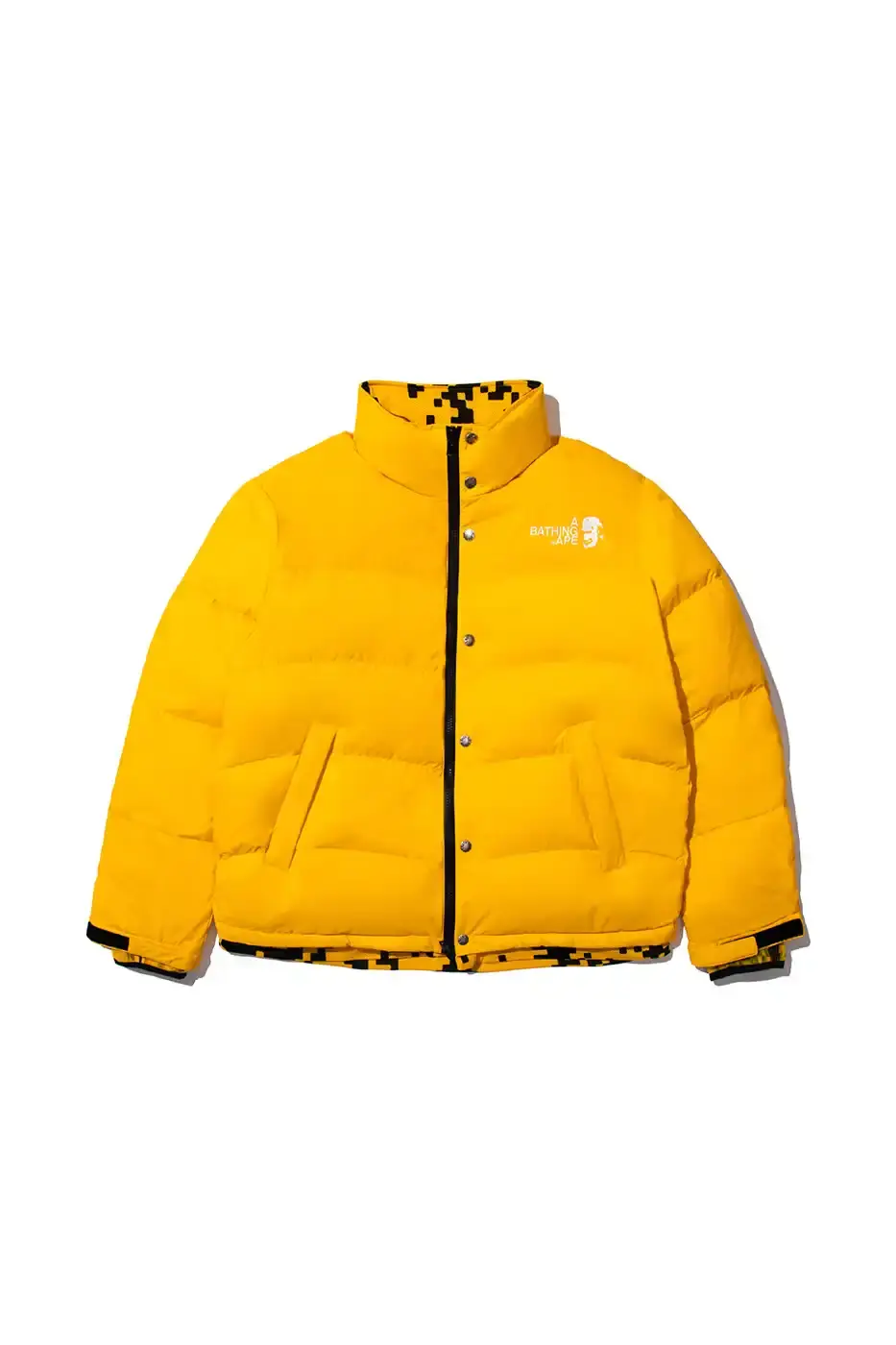 BAPE RELEASES FINAL PAW WINTER COLLECTION BAPE releases third Performance All Weather collection featuring technical snowboard jackets, overalls, and accessories with new camouflage patterns designed for extreme winter conditions. (image 19 of 24)