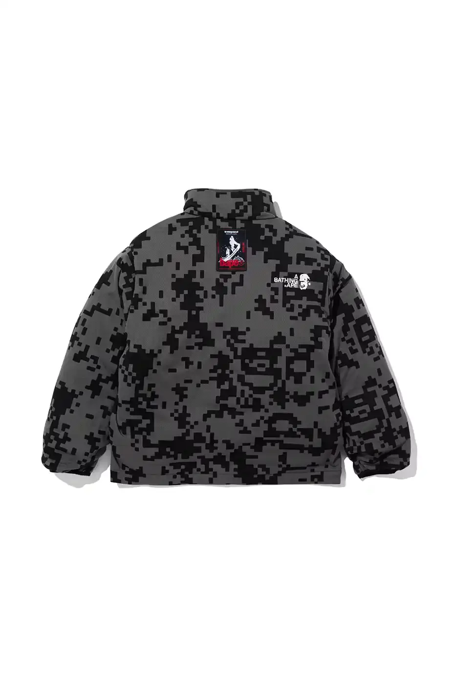 BAPE RELEASES FINAL PAW WINTER COLLECTION BAPE releases third Performance All Weather collection featuring technical snowboard jackets, overalls, and accessories with new camouflage patterns designed for extreme winter conditions. (image 20 of 24)